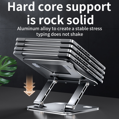 Enhance your working experience with our adjusatble laptop stand. Experience relief and performance with our height adjustable laptop stand for desk.